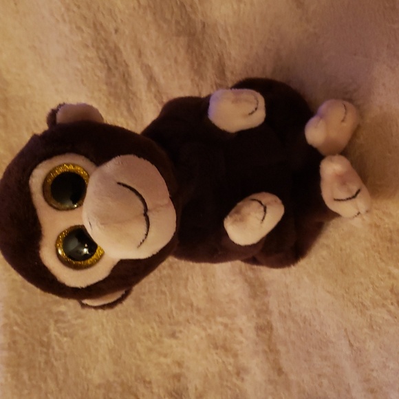 TY BEANIE BABIES MATTEO THE MONKEY AND LINDI THE CAT  6"  EACH NWOT. - Picture 2 of 8